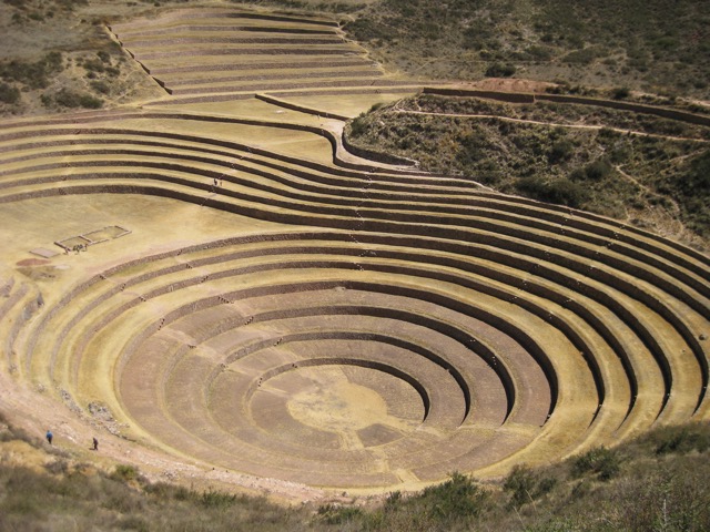 Incan Terraced Potato Farm, Peru