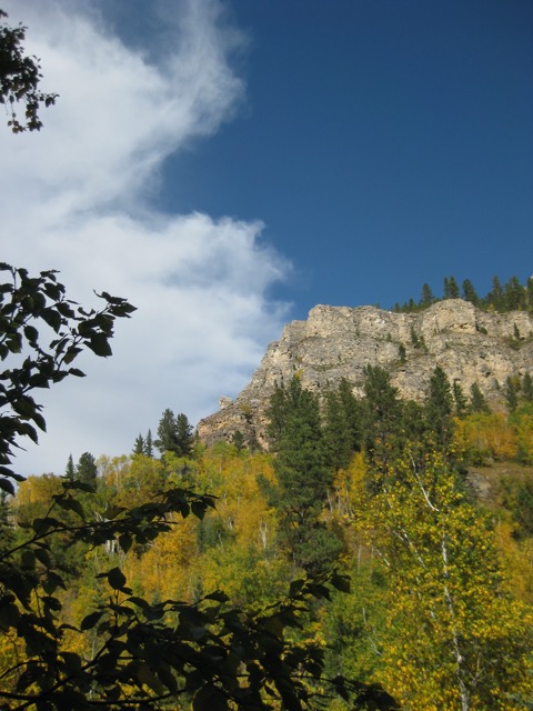 Fall scene, Spearfish Canyon